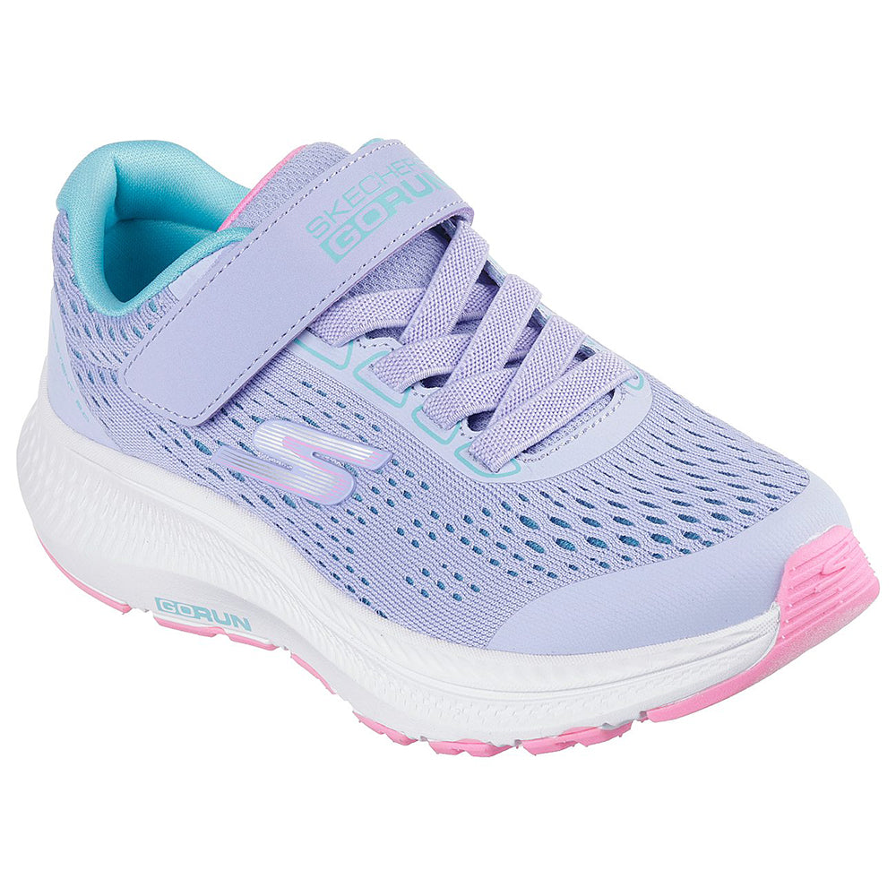 Skechers Girls GOrun Consistent Lavendar/Turq Shoes