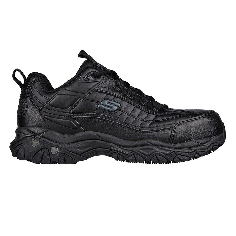 Soft Stride What Are Skechers Safety Shoes Buy Skechers Black Mens