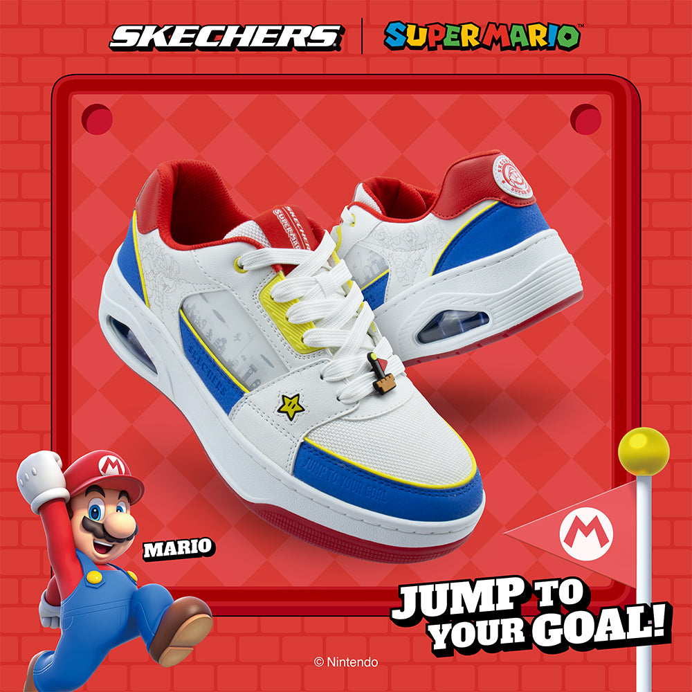 mario ページです Nintendo Super Mario: Street UNO Court – Skechers Singapore