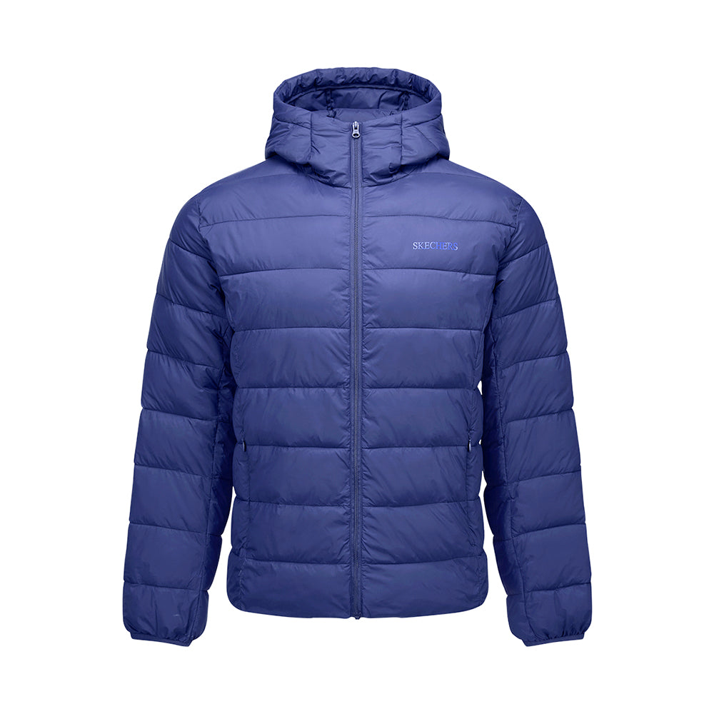 Sport-Utility Woven Quilted Hooded Jacket