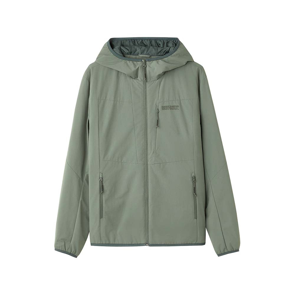 Go Trail Woven Quilted Hooded Jacket