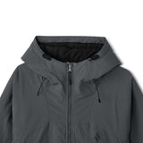 Diamond Woven Quilted Hooded Jacket