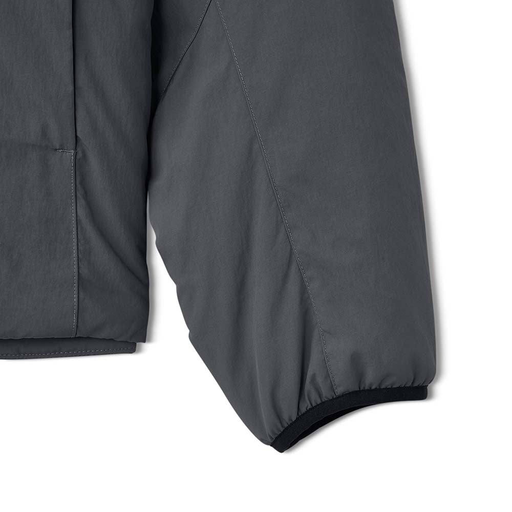 Diamond Woven Quilted Hooded Jacket