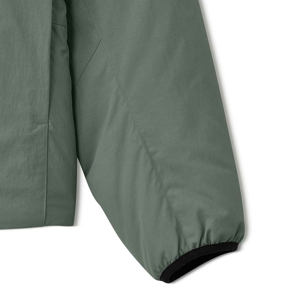 Diamond Woven Quilted Hooded Jacket