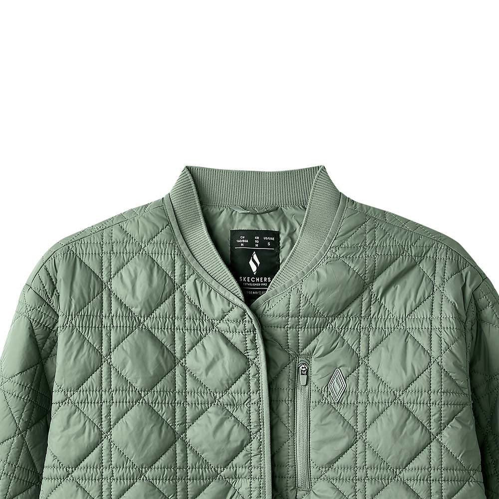 Diamond Woven Quilted Jacket