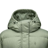 Skechers Diamond Woven Down Coat women's lifestyle jacket in Agave Green - alternate view 3