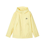 Skechers Go Trail Waterproof Jacket women's lifestyle jacket in Lemon Meringue
