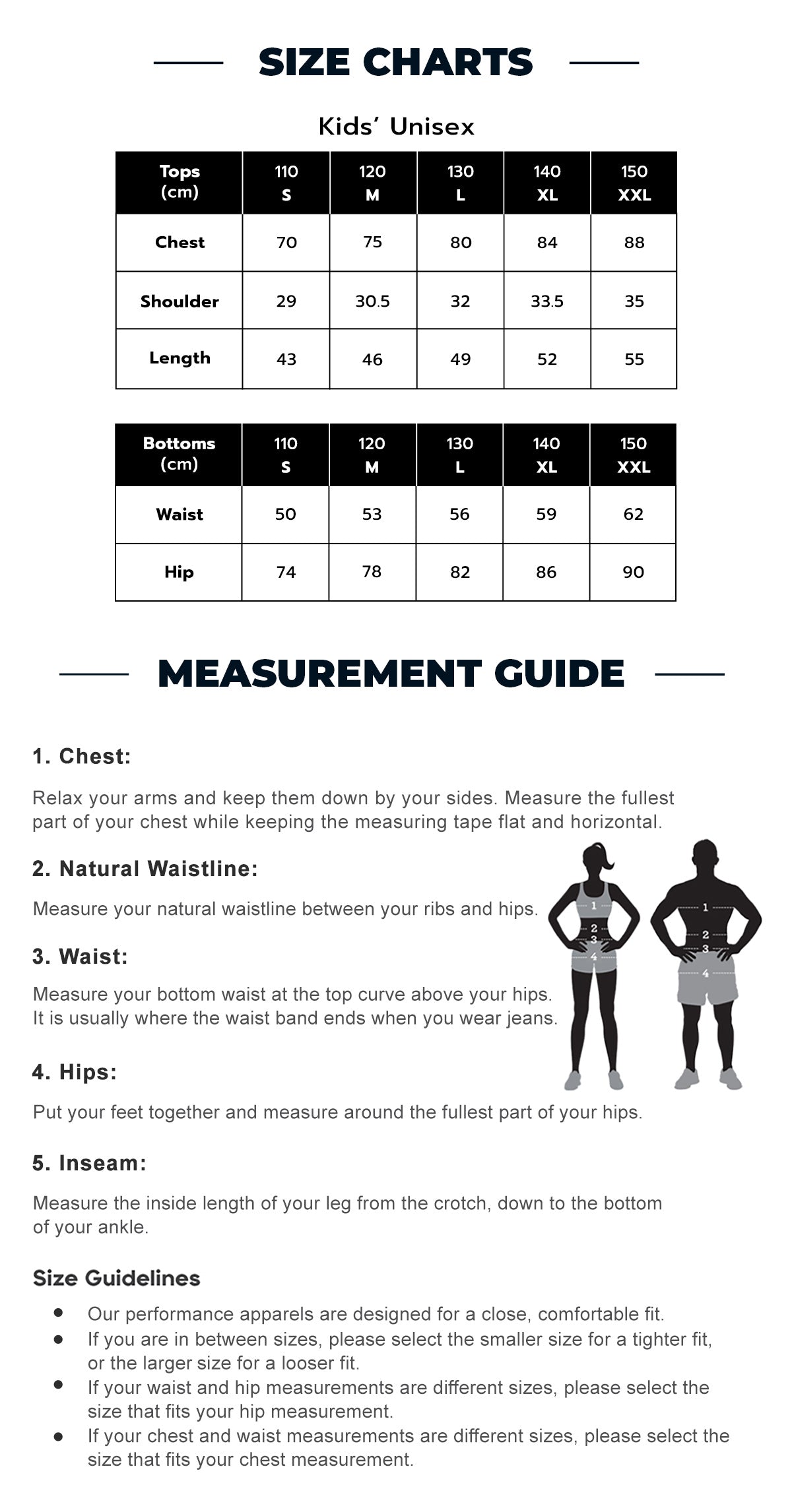 Skechers Size Guide