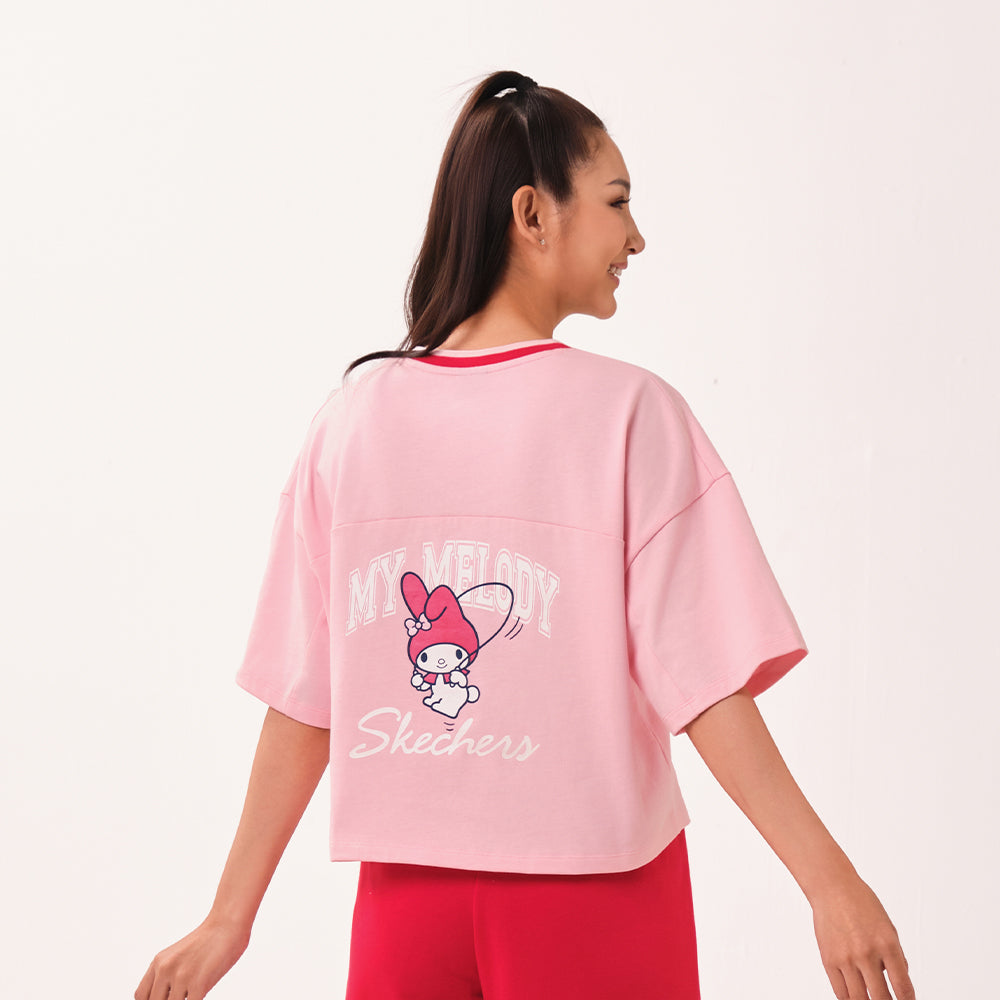 はろうきてぃ　MOUNTAIN MEADOWS Hello Kitty & My Melody: Short Sleeve Tee – Skechers Singapore