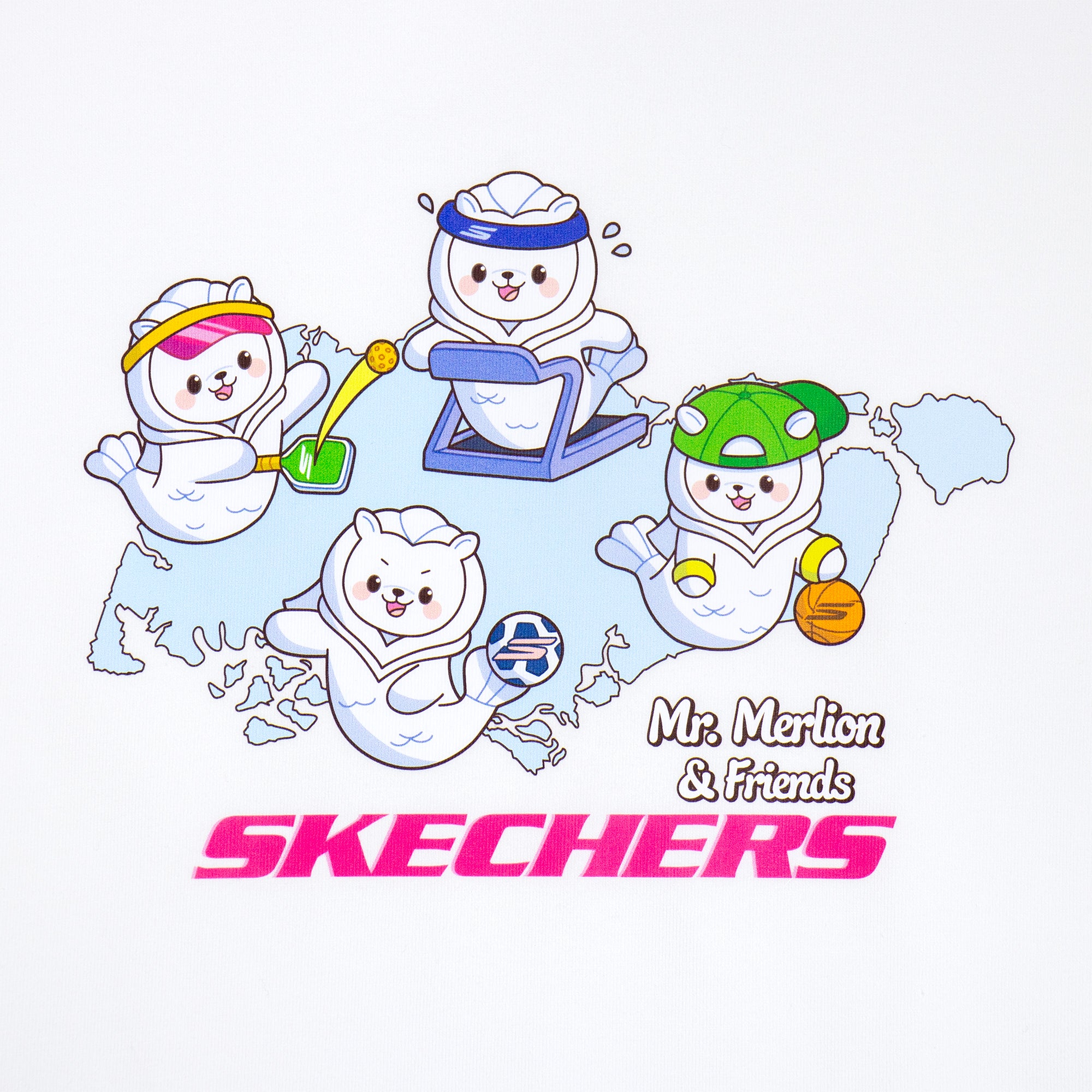 Mr Merlion &amp; Friends: Short Sleeve Tee