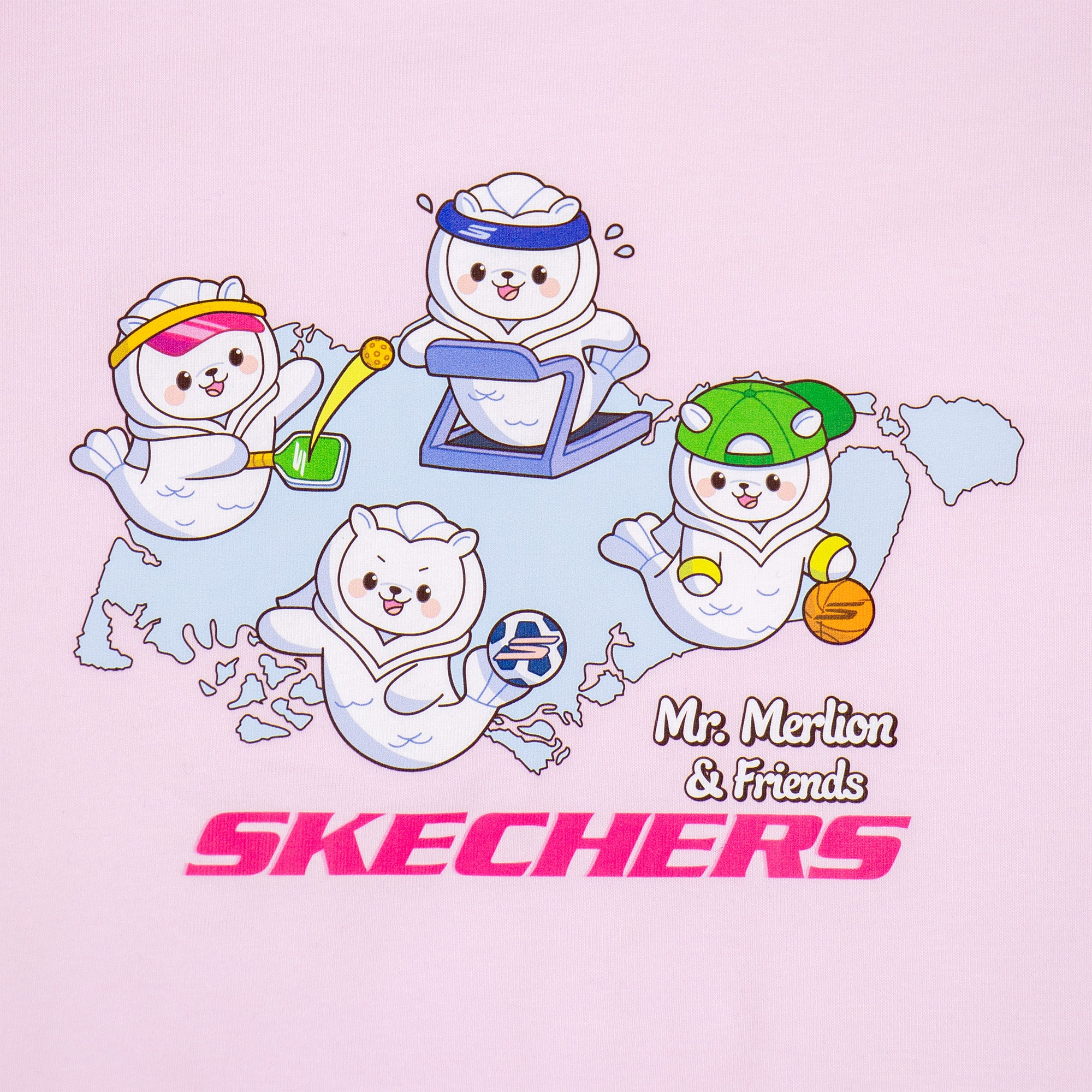 Mr Merlion &amp; Friends: Short Sleeve Tee