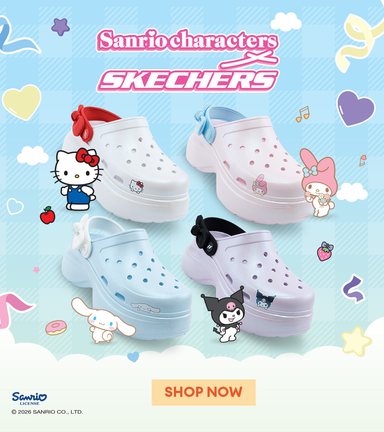 公*o様 新品未使用　Hello Kitty シューキーパー　サンリオ Sanr Skechers x Sanrio Characters Singapore | Hello Kitty Shoes