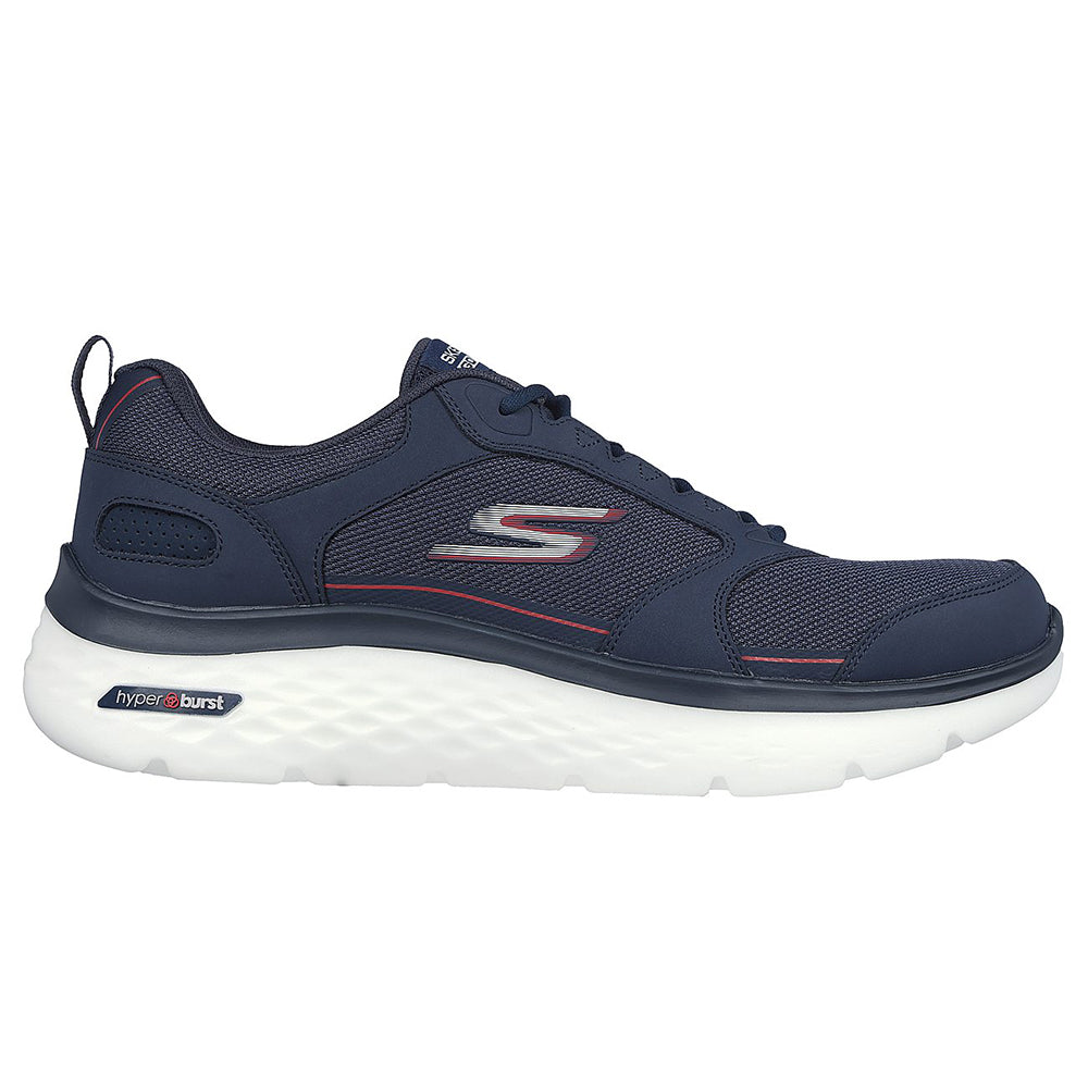 Skechers Men GOwalk Hyper Burst | Navy/Red Walking Shoes – Skechers ...