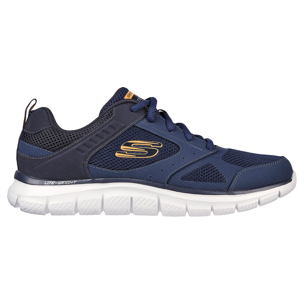 mens navy blue skechers