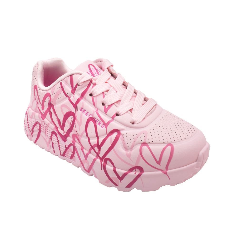 Skechers Girls JGoldcrown SKECHERS Street Uno Lite Shoes - 314065L-LPMT